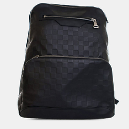 Louis Vuitton: Чёрный рюкзак 