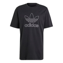 Adidas: Чёрная футболка  Adicolor