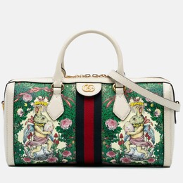 Gucci: Белая сумка  Ophidia