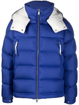 Moncler: Синяя куртка 
