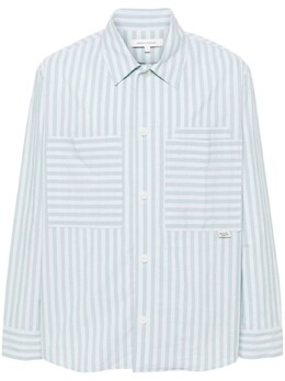 Maison Kitsuné: Рубашка в полоску 
