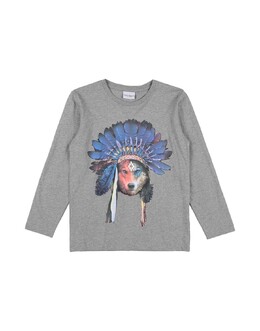 Marcelo Burlon: Серая футболка 