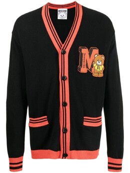 Moschino: Кардиган с вышивкой 