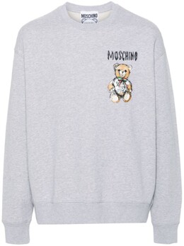 Moschino: Толстовка  Teddy Bear с принтом