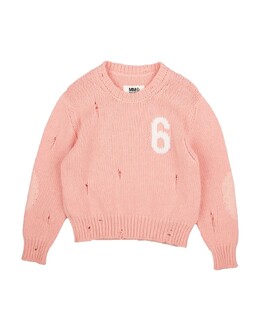 MM6 Maison Margiela: Розовый свитер 