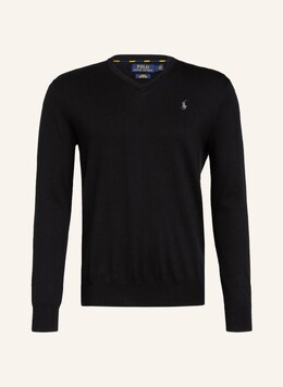 Polo Ralph Lauren: Чёрный свитер 