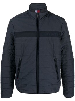 Tommy Hilfiger: Синий пуховик 