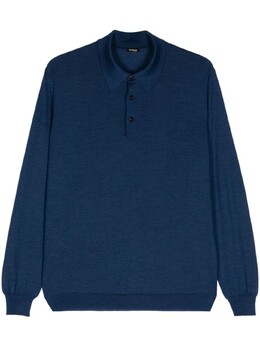 Kiton: Синяя рубашка 