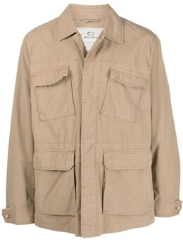 Woolrich: Коричневая куртка  Field