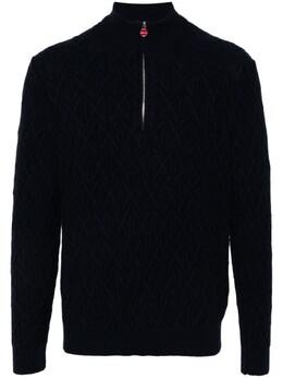 Kiton: Синий свитер 