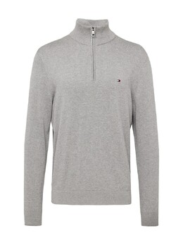 Tommy Hilfiger: Серый свитер  Essential