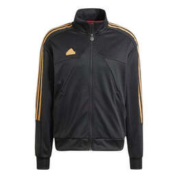 Adidas: Чёрная куртка  Tiro