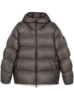 Moncler: Серая куртка 