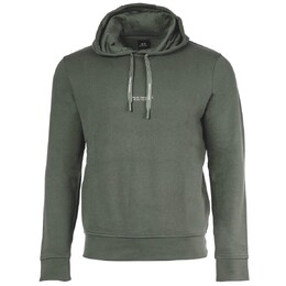 Armani Exchange: Зелёная толстовка 