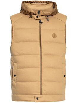 Moncler: Серый жилет 