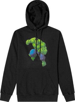 Balenciaga: Чёрная толстовка 
