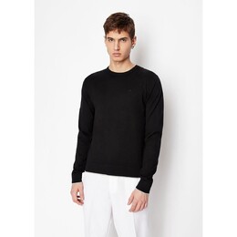 Armani Exchange: Чёрный свитер 