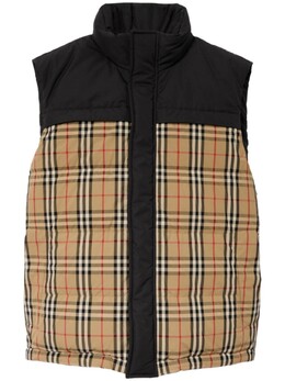 Burberry: Жилет в клетку 