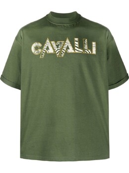 Roberto Cavalli: Футболка с принтом 