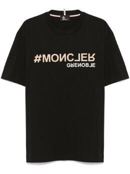 Moncler Grenoble: Чёрная футболка 