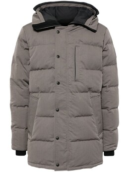 Canada Goose: Серый пуховик  Carson