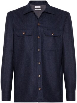 Brunello Cucinelli: Рубашка из фланели 