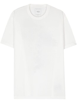 Y-3: Белая футболка 