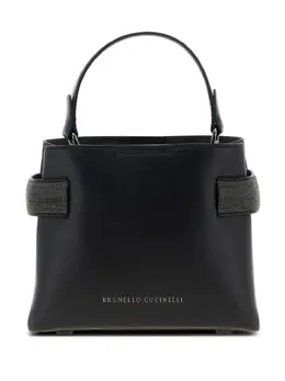 Brunello Cucinelli: Чёрная сумка-шоппер 