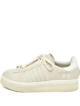 Y-3: Белые кроссовки 