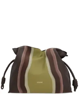 LOEWE: Сумка в полоску 
