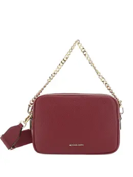 Michael Michael Kors: Бордовая сумка через плечо 