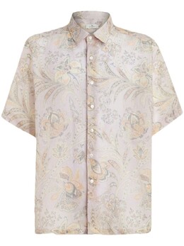 Etro: Рубашка с коротким рукавом 