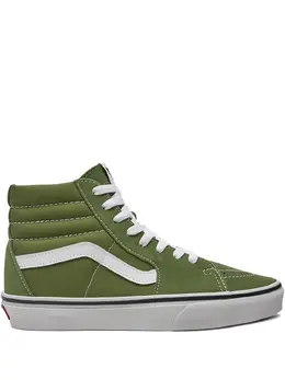 Vans: Зелёные кроссовки  Sk8-Hi