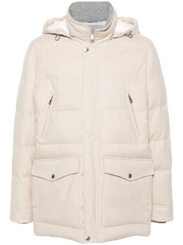 Brunello Cucinelli: Пуховик из шерсти 