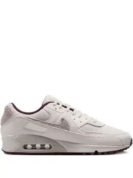 Nike: Бордовые кроссовки  Air Max 90 PRM
