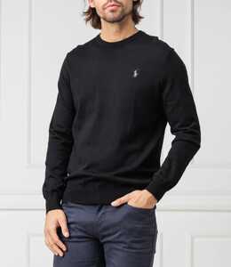 Polo Ralph Lauren: Чёрный свитер 