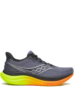 Saucony: Жёлтые кроссовки 