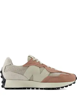 New Balance: Бежевые кроссовки  327
