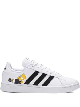 adidas: Белые кроссовки  Grand Court