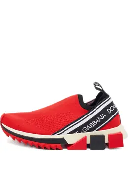 Dolce & Gabbana Pre-Owned: Красные кроссовки 