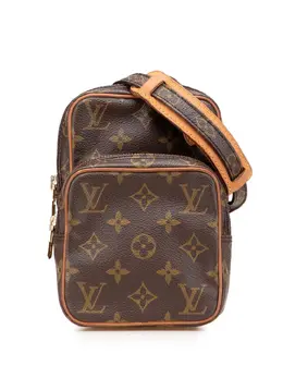 Louis Vuitton Pre-Owned: Коричневая сумка через плечо 