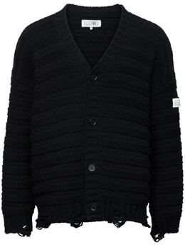 MM6 Maison Margiela: Кардиган с v-образным вырезом 