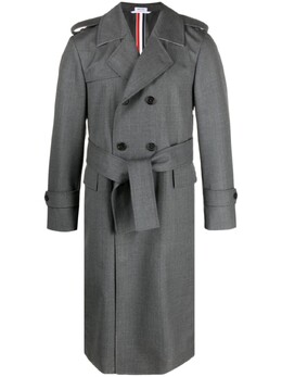 Thom Browne: Двубортный плащ 