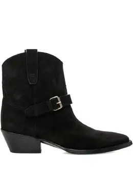 Saint Laurent: Чёрные ботинки  West