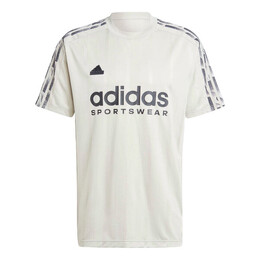 Adidas: Серая футболка  Tiro