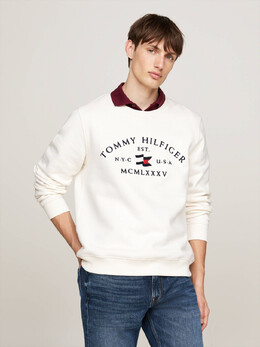 Tommy Hilfiger: Белая толстовка 