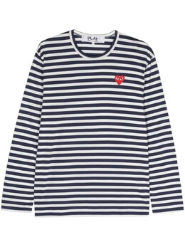 Comme Des Garçons Play: Футболка в полоску 