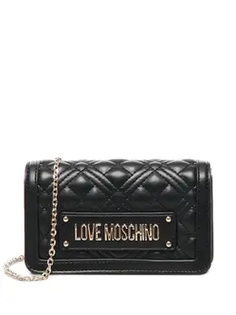 Love Moschino: Чёрная сумка через плечо 