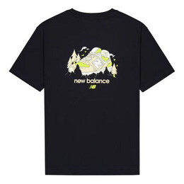 New Balance: Чёрная футболка 