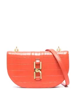 Lancel: Оранжевая сумка через плечо 